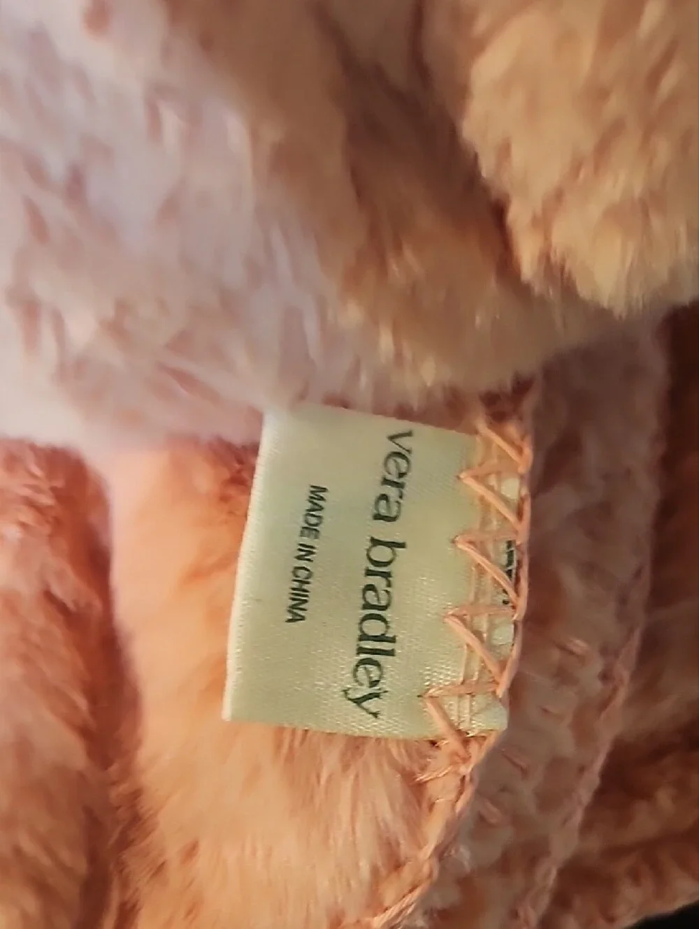 Vera Bradley Plush Blush Pink Throw Blanket